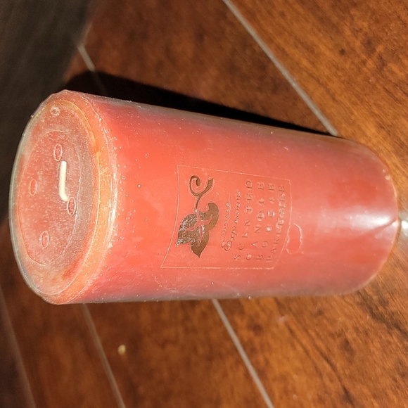 Set of 3 Pumpkin Harvest Pillar Candles - Picture 3 of 4